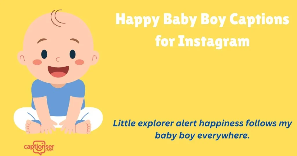 Happy Baby Boy Captions For Instagram