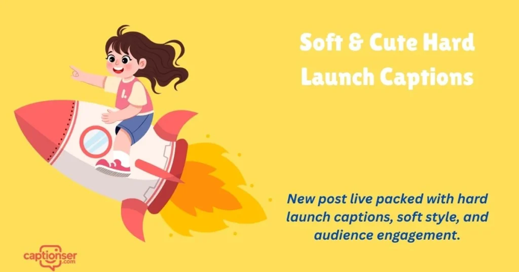 Soft And Cute Hard Launch Captions