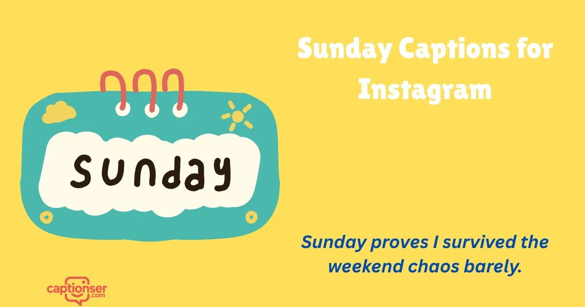 375+ Best Sunday Captions for Instagram – Trending 2026