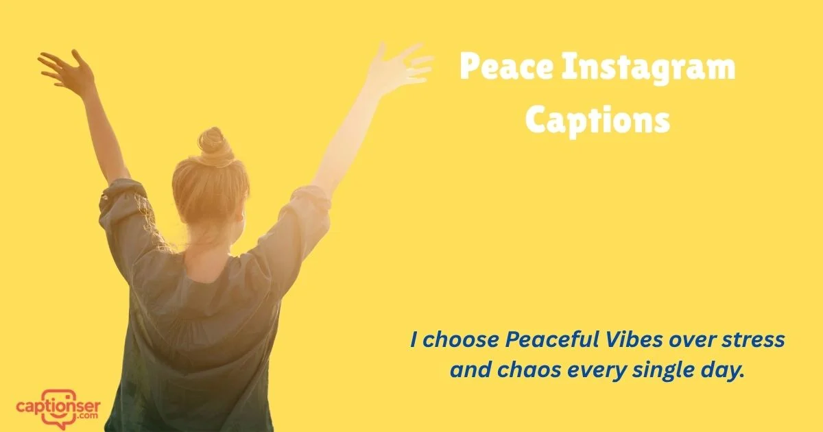 285+ Peace Instagram Captions That Bring Instant Calm Vibes