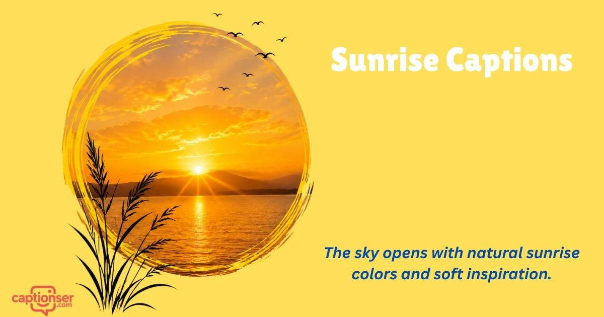 265+ Best Sunrise Captions for Instagram That Shine Bright